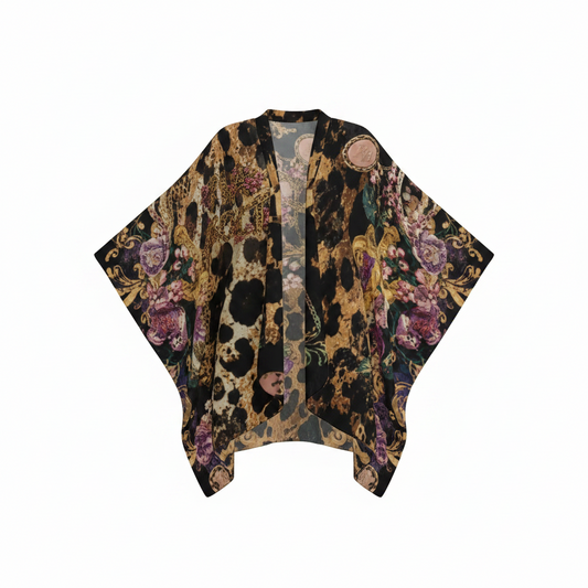 PIA BOLTE® Flower Luxury Poncho Jacket - PIA BOLTE® COUTURE