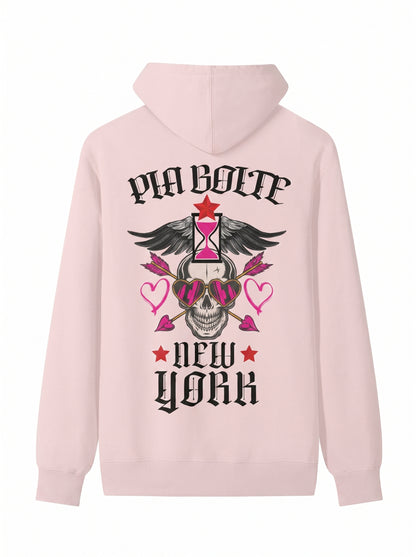 PIA BOLTE® Hoodie - baby pink NY - PIA BOLTE® COUTURE