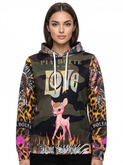 PIA BOLTE® Hoodie Bambii Tiger - PIA BOLTE® COUTURE