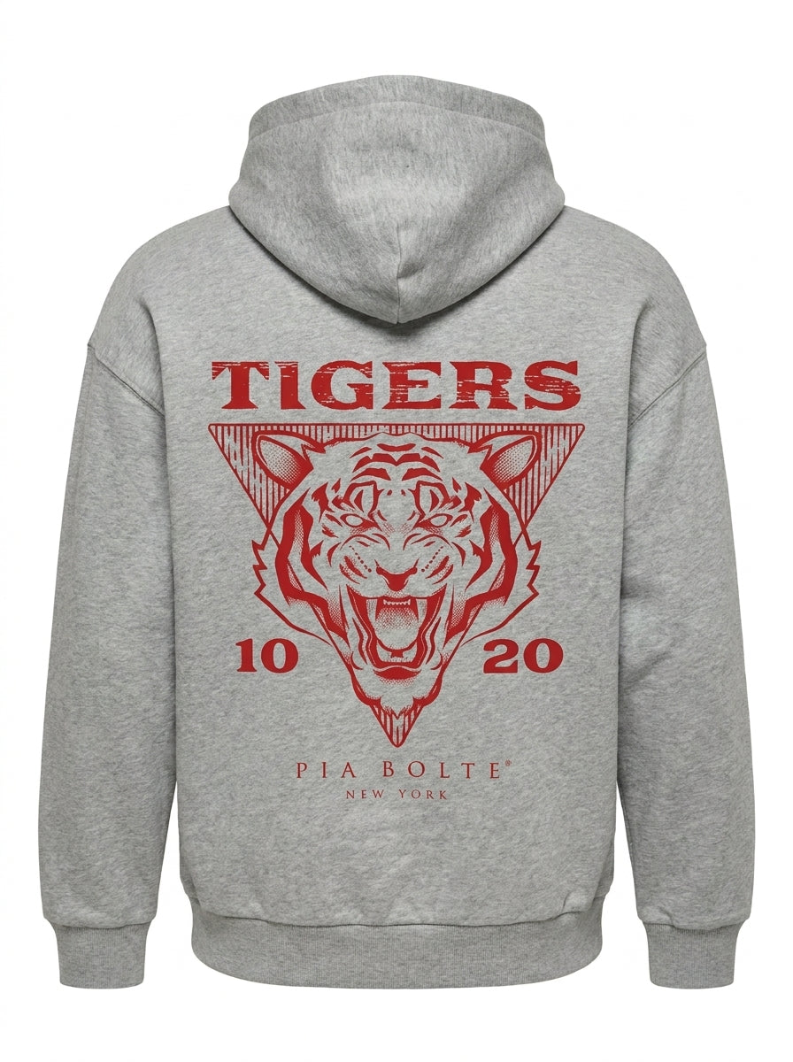 PIA BOLTE® Hoodie - Grey Tiger