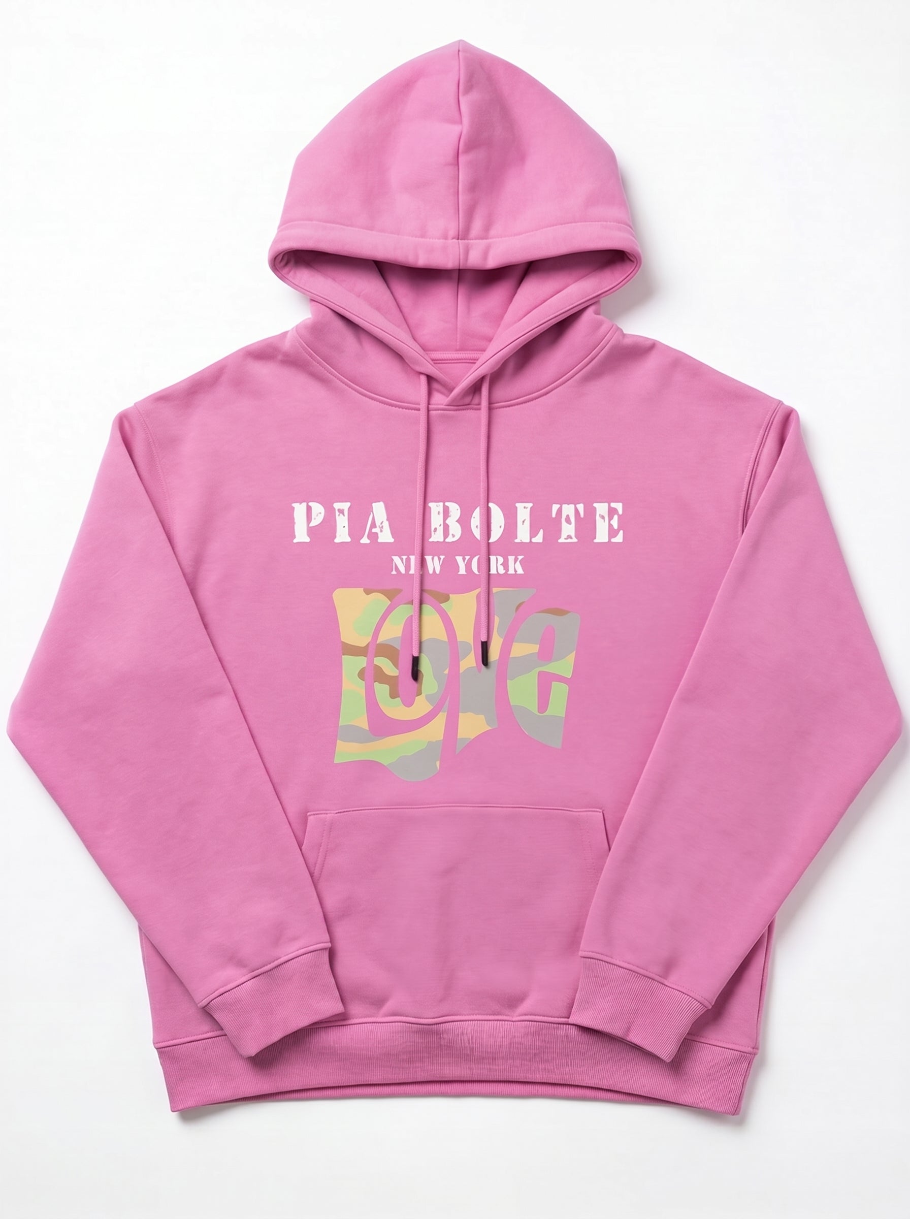 PIA BOLTE® Hoodie pink LOVE chief indiana skull (unisex) - PIA BOLTE® COUTURE