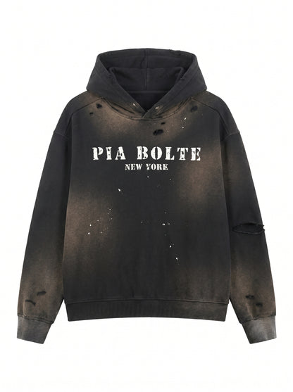 PIA BOLTE® Hoodie – Sun Fade Frayed LA Black Edition