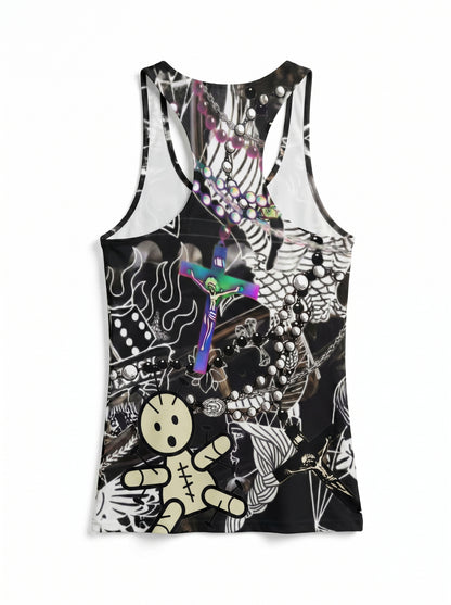 PIA BOLTE® “Sacred Chaos” Tanktop – Pink Cross Edition
