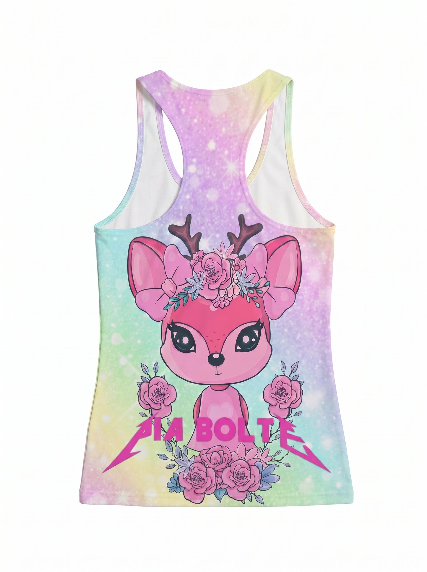 PIA BOLTE® “Unicorn Riot” Tanktop – Rainbow Fantasy Drop