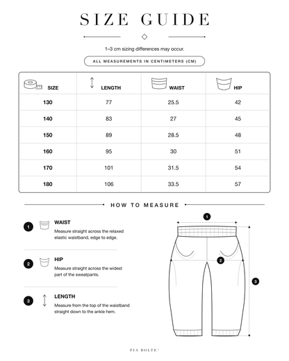 PIA BOLTE® PUNK BUNNY, FAWN & BUTTERFLY KIDS SWEATPANTS