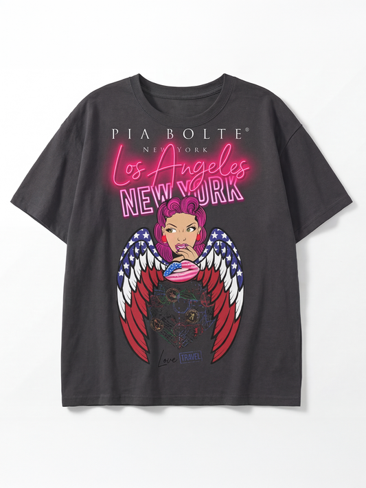 T-Shirt LA love NYC