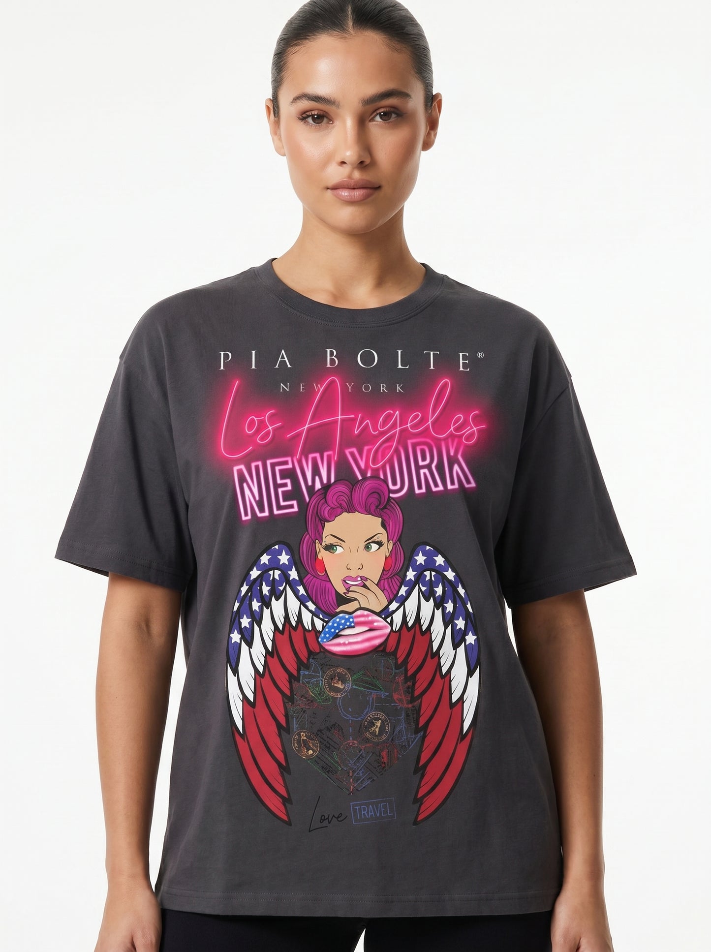 T-Shirt LA love NYC - PIA BOLTE® COUTURE