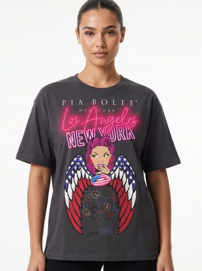 T-Shirt LA love NYC - PIA BOLTE® COUTURE