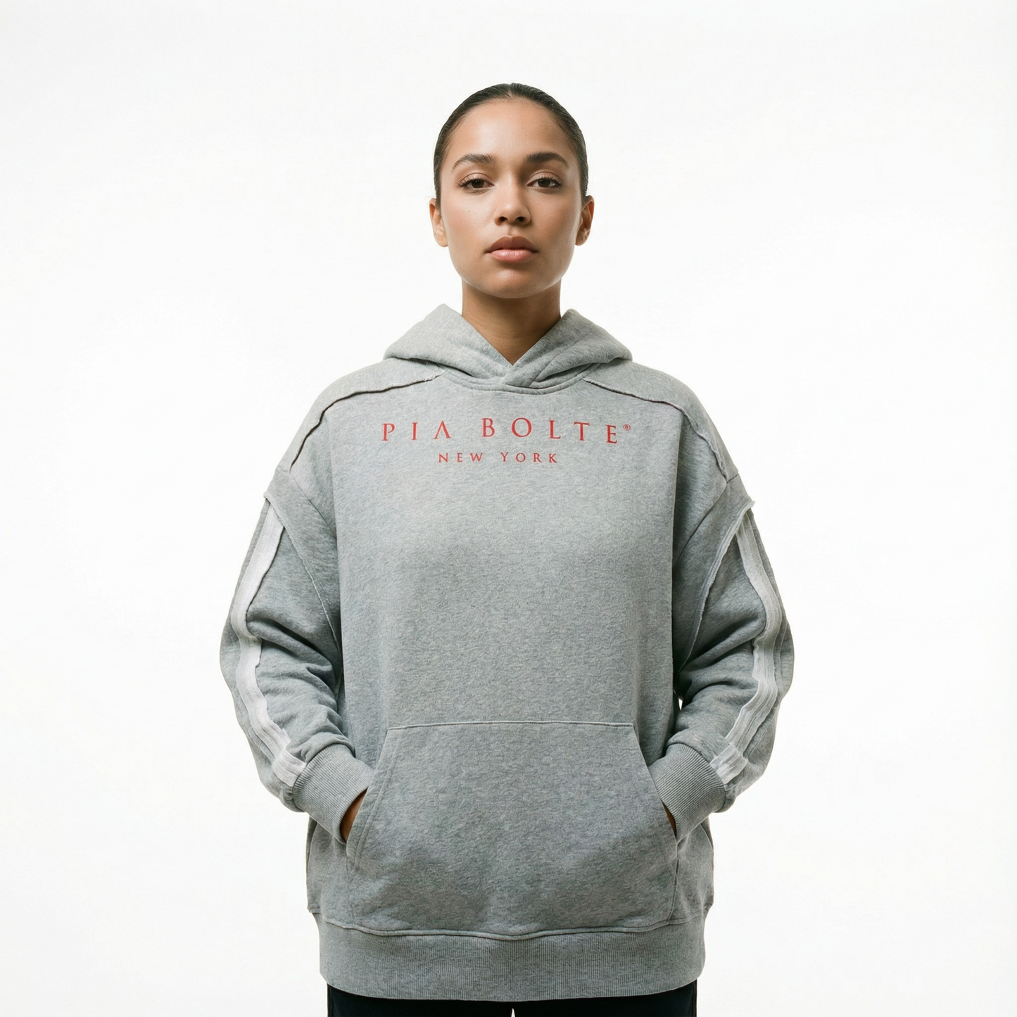 PIA BOLTE® Hoodie - Grey Tiger - PIA BOLTE® COUTURE