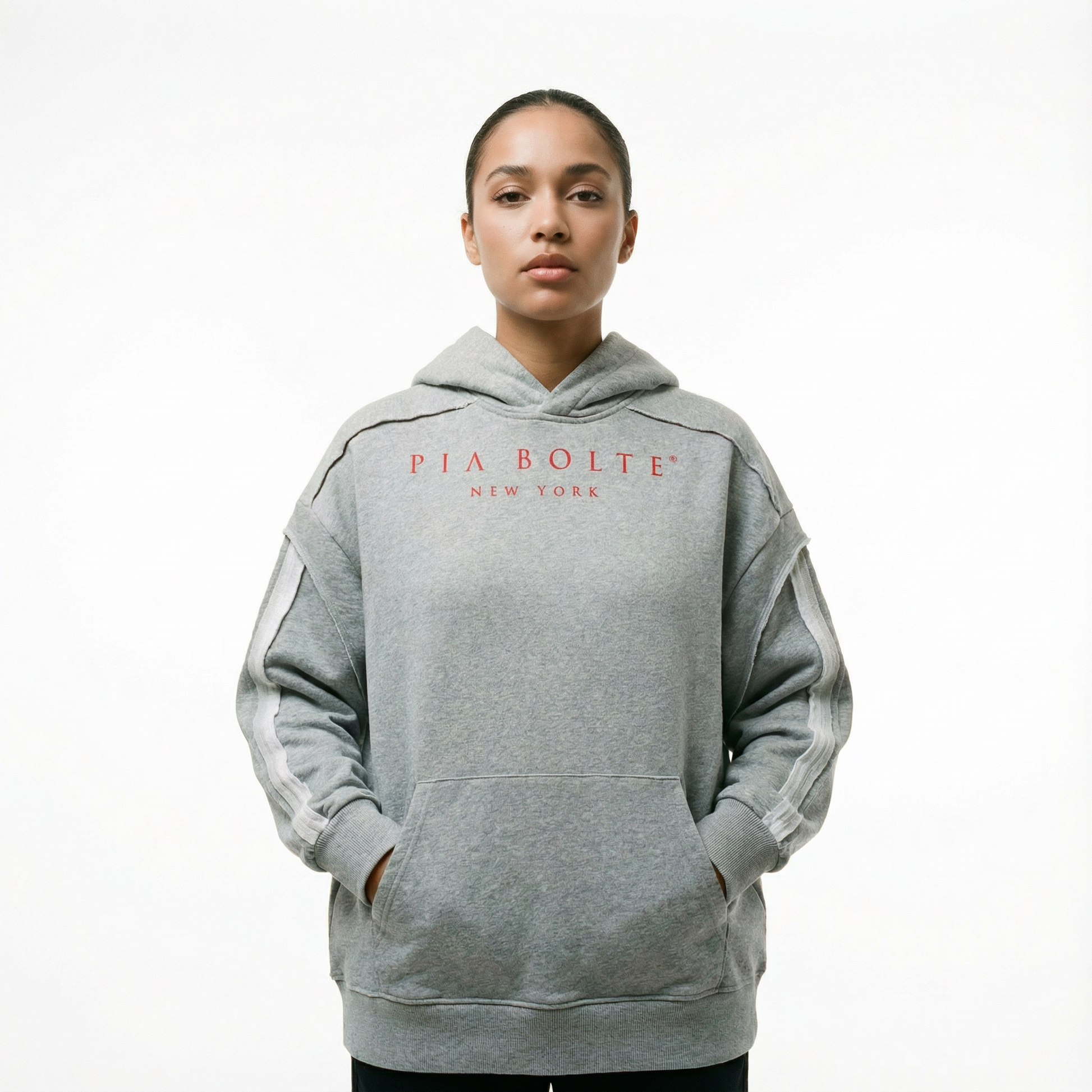 PIA BOLTE® Hoodie - Grey Tiger - PIA BOLTE® COUTURE