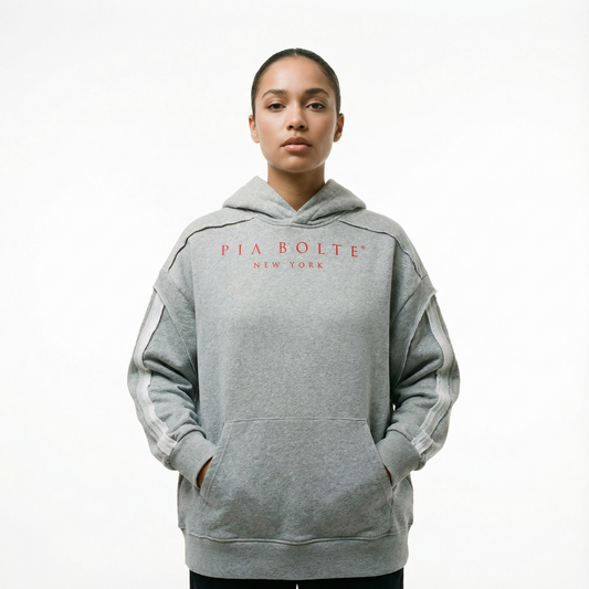 PIA BOLTE® Hoodie - Grey Tiger