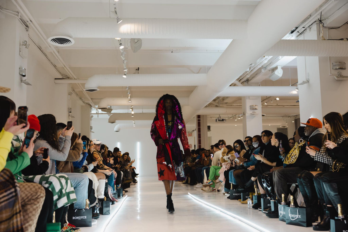 PIA BOLTE COAT RED NYC