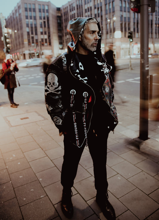 PIA BOLTE MEN Skull Parker