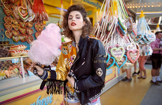 PIA BOLTE® Yellow Collage Jacket - PIA BOLTE® COUTURE