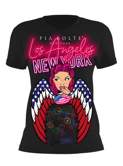T-Shirt LA love NYC