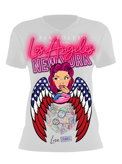 T-Shirt LA love NYC