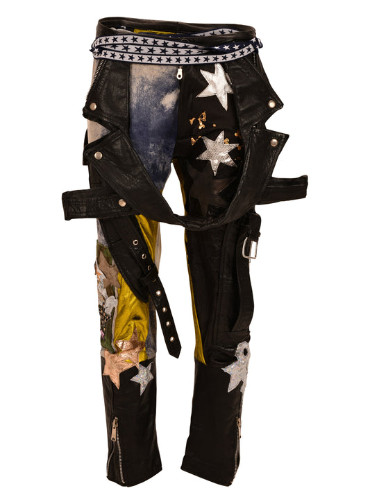 PIA BOLTE® "This fashion machine kills" Leather Pant - PIA BOLTE® COUTURE