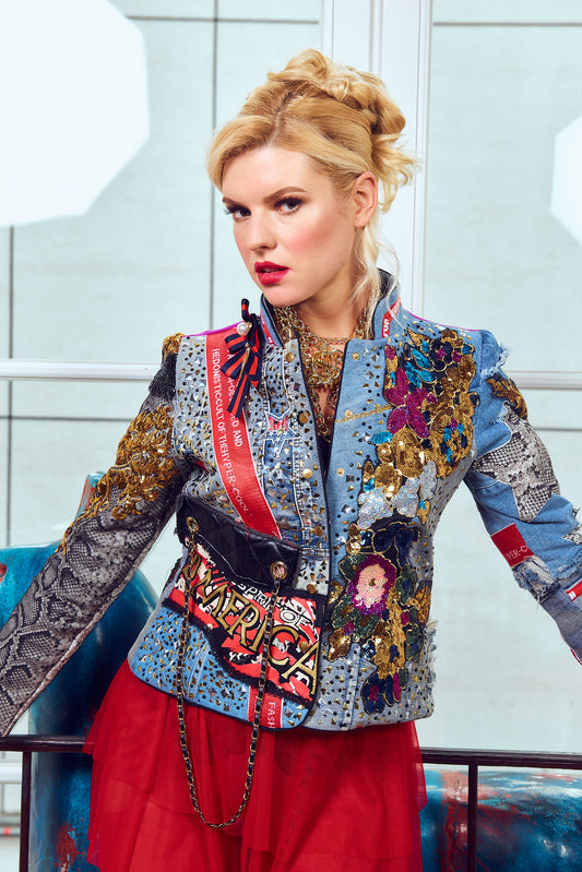 PIA BOLTE®Jeans Jacket Pop Art - PIA BOLTE® COUTURE