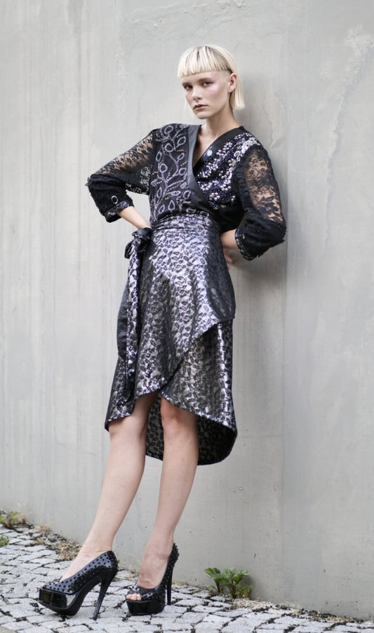 PIA BOLTE® Dress Black SWAN - PIA BOLTE® COUTURE