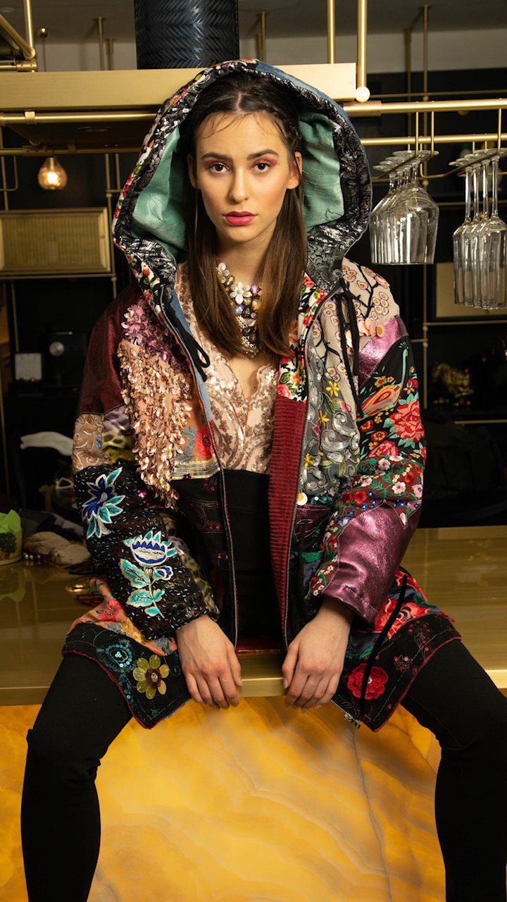 PIA BOLTE® COAT Winter flowers - PIA BOLTE® COUTURE