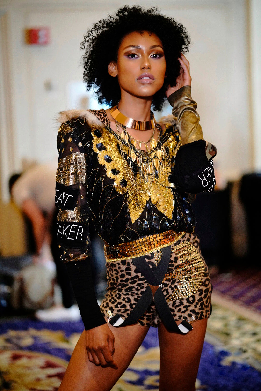 PIA BOLTE® Jumpsuit Golden Butterfly New York - PIA BOLTE® COUTURE