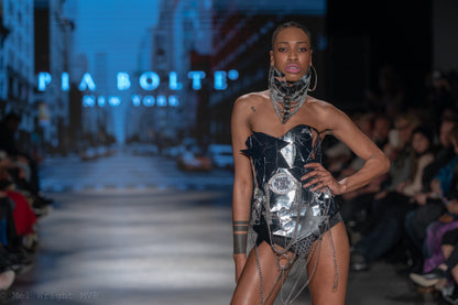 PIA BOLTE® FRESH MIRROR CORSAGE CHOKER - PIA BOLTE® COUTURE