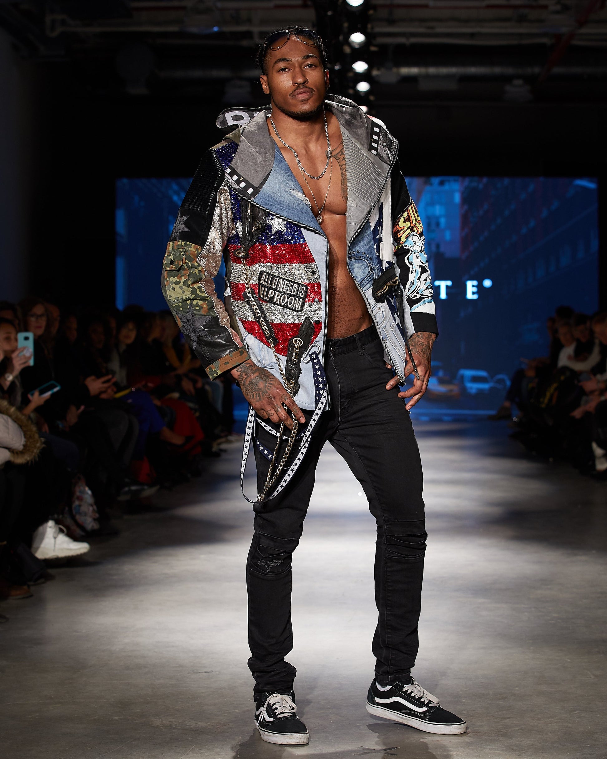 PIA BOLTE® PARKA MEN „all u need is V.I.P. Room“ - PIA BOLTE® COUTURE