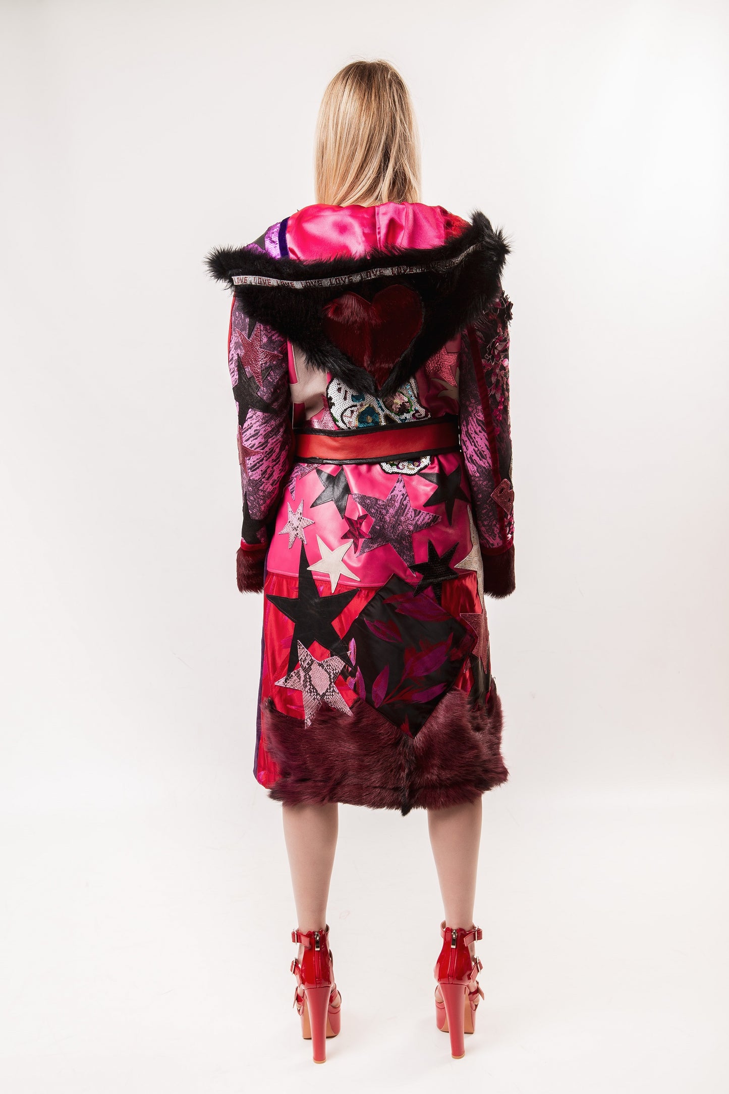 PIA BOLTE COAT RED NYC