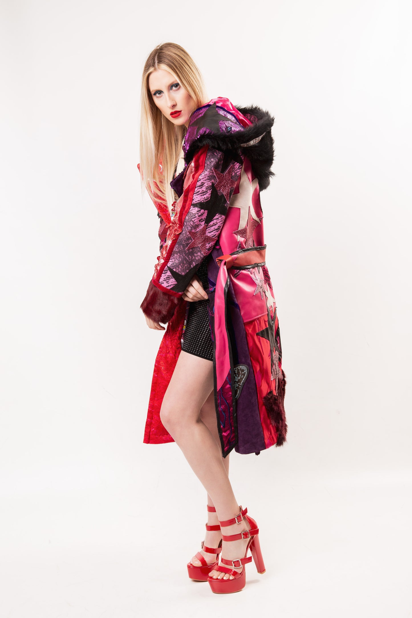 PIA BOLTE COAT RED NYC