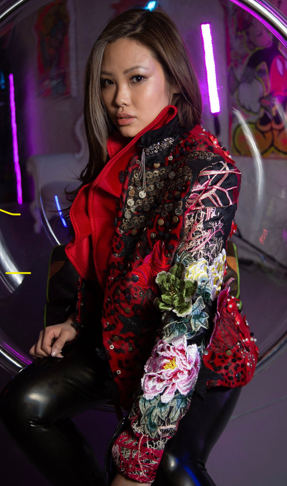 PIA BOLTE Jacket RED ANGEL