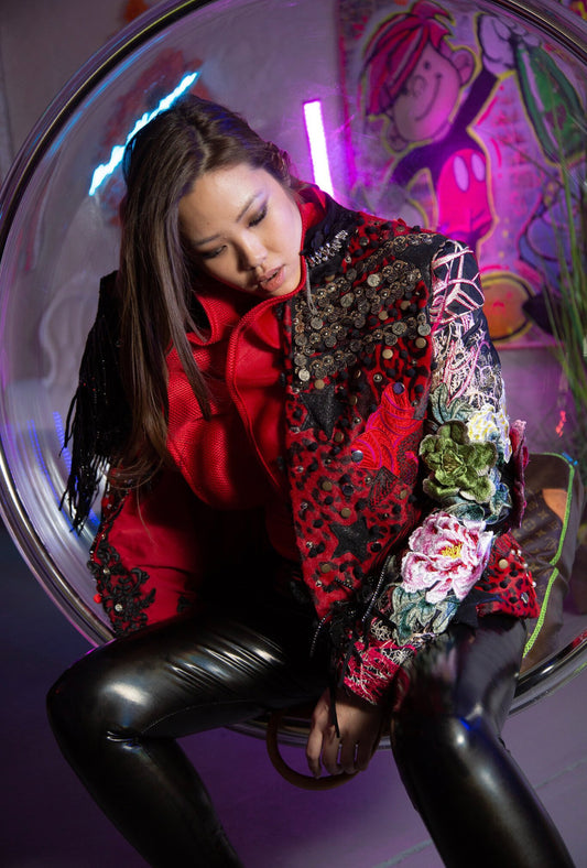 PIA BOLTE Jacket RED ANGEL