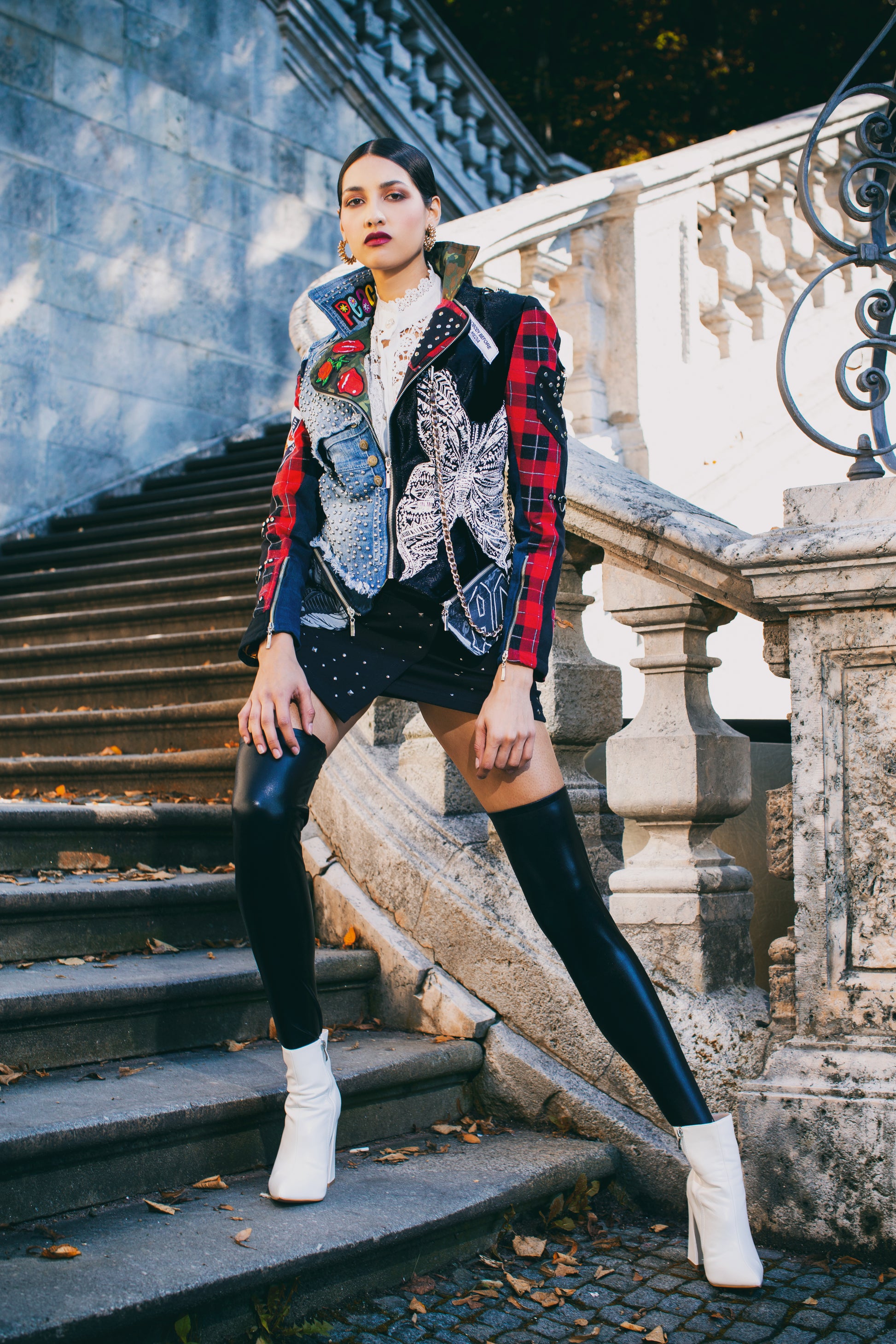PIA BOLTE Jacket BUTTERFLY loves Wolf - PIA BOLTE® COUTURE