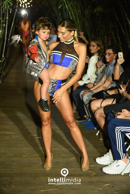 PIA BOLTE® MIAMI Bikini Blue ROCK - PIA BOLTE® COUTURE