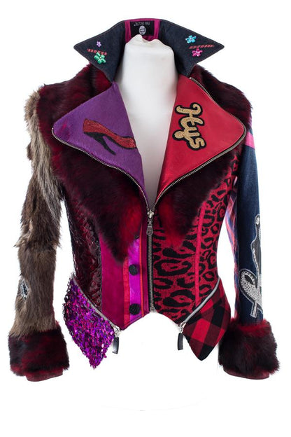 PIA BOLTE® NYC Winter red Skull - PIA BOLTE® COUTURE