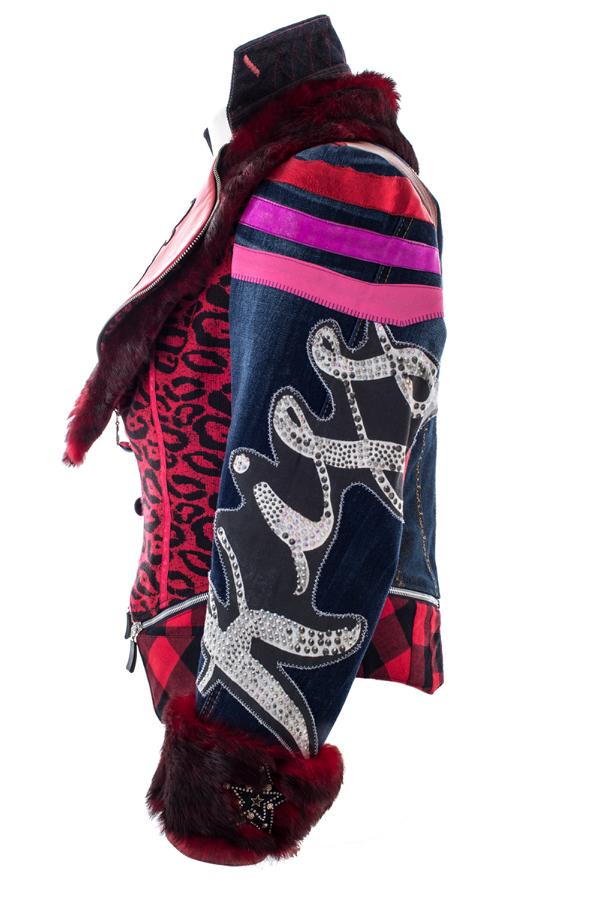 PIA BOLTE® NYC Winter red Skull - PIA BOLTE® COUTURE