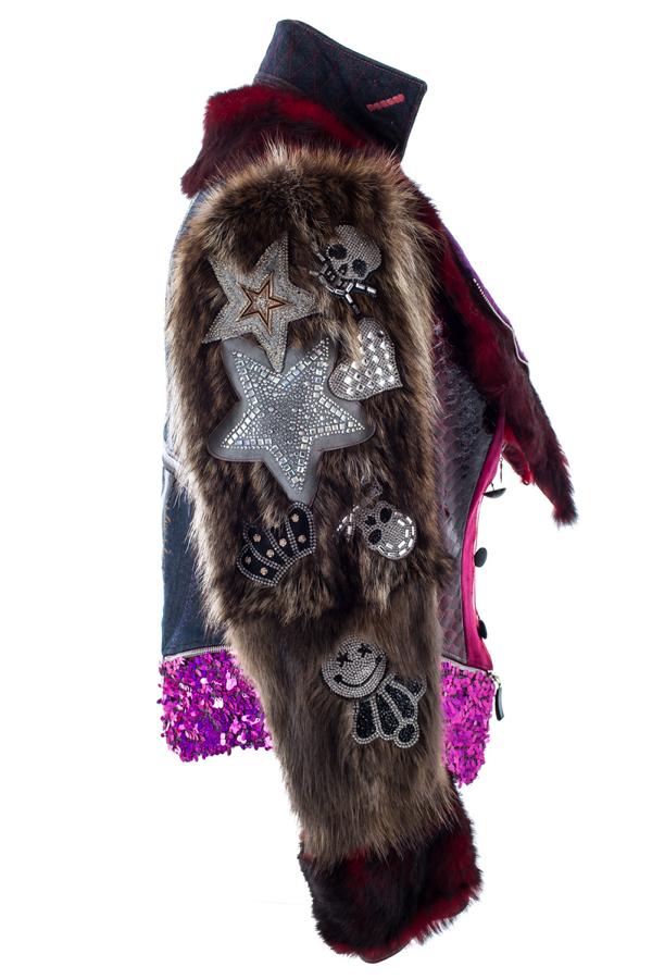 PIA BOLTE® NYC Winter red Skull - PIA BOLTE® COUTURE